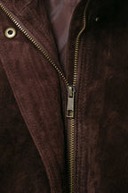 Brown Suede Loose Jacket
