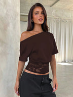 Lace Patchwork T-Shirt