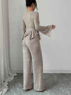 Knitted Ruffle Co-Ord