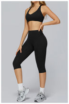 High-Waisted Capri Yoga Leggings