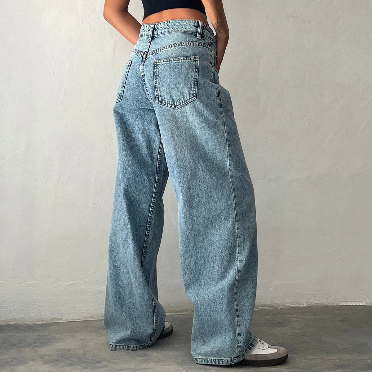 Signature Denim Baggy Jeans