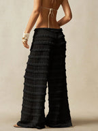 Loose-Fit Wide-Leg Beach Trousers