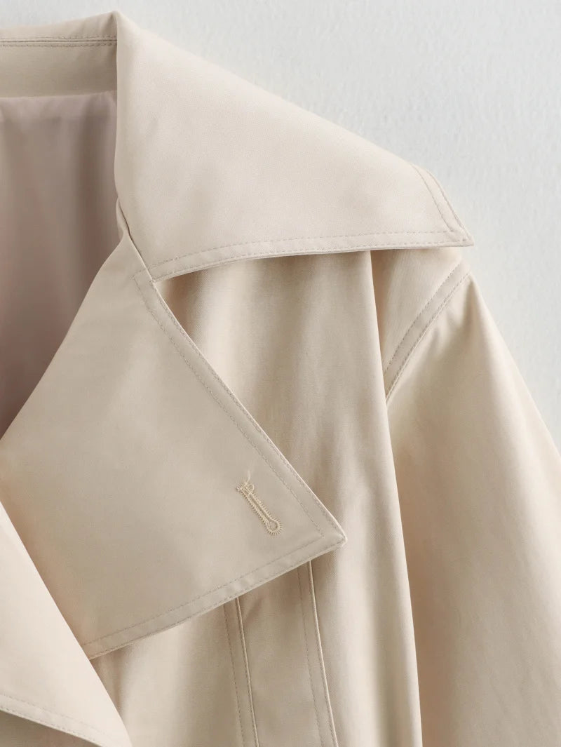Double-Breasted Trench-Jacket