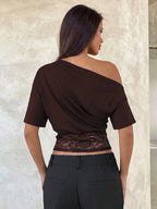 Lace Patchwork T-Shirt