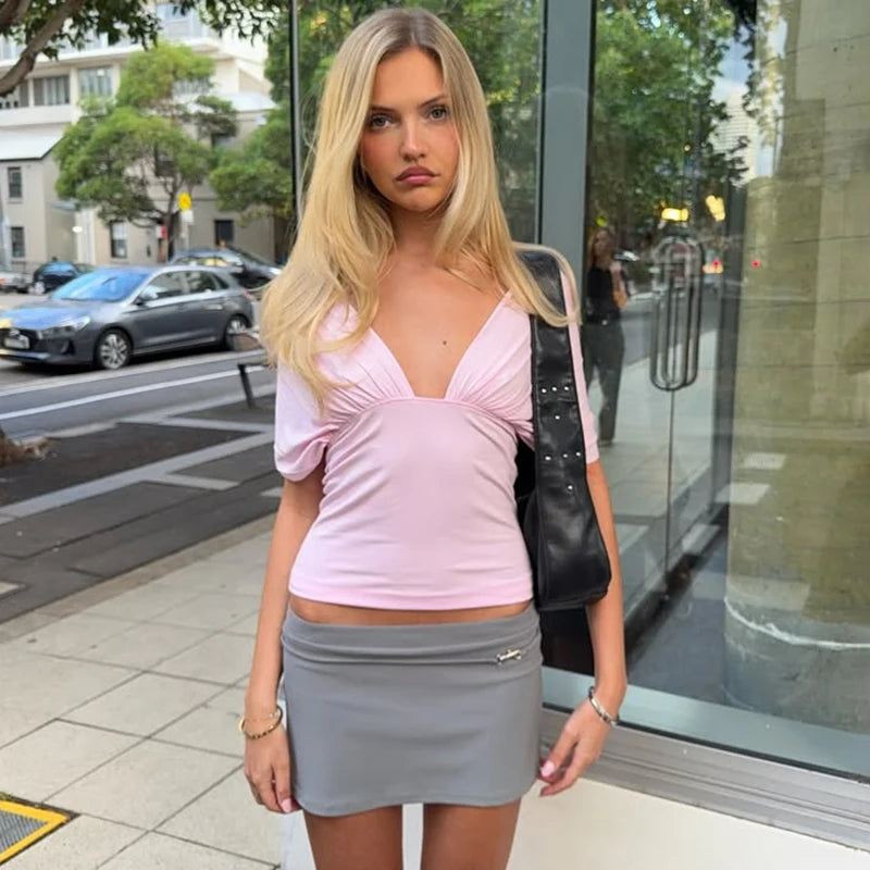 Halter Sleeveless Crop Top