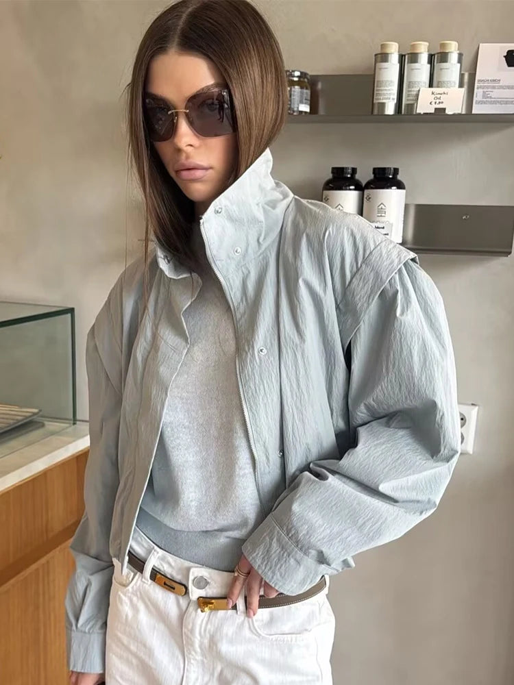 Stand-Collar Short Trench
