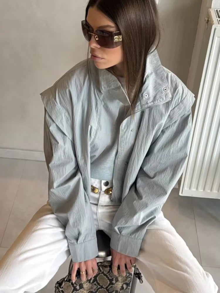 Stand-Collar Short Trench