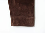Brown Suede Leather Jacket