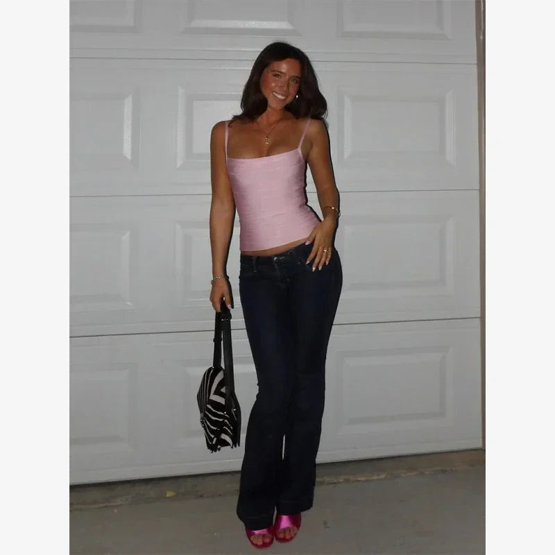 Striped Slip Top