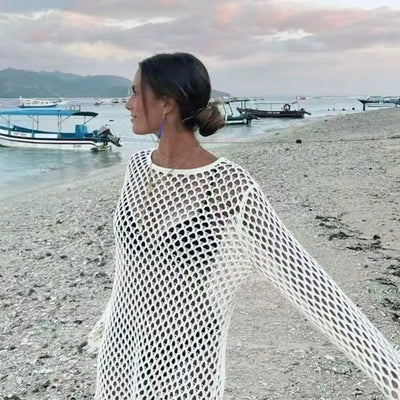 Hollow Out Bikini Cover-Up
