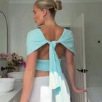Halter Sleeveless Crop Top