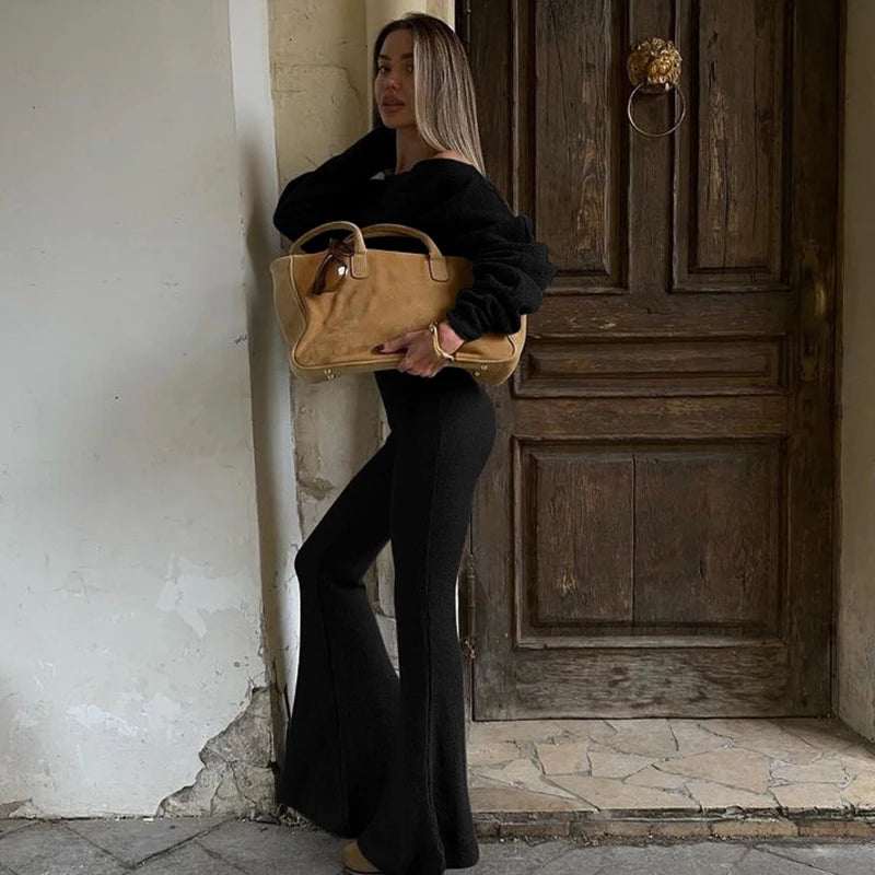 Casual 2-Piece Flare Set