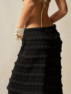 Loose-Fit Wide-Leg Beach Trousers