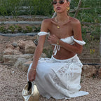 Boho Vintage 2-Piece Cover-Up Set