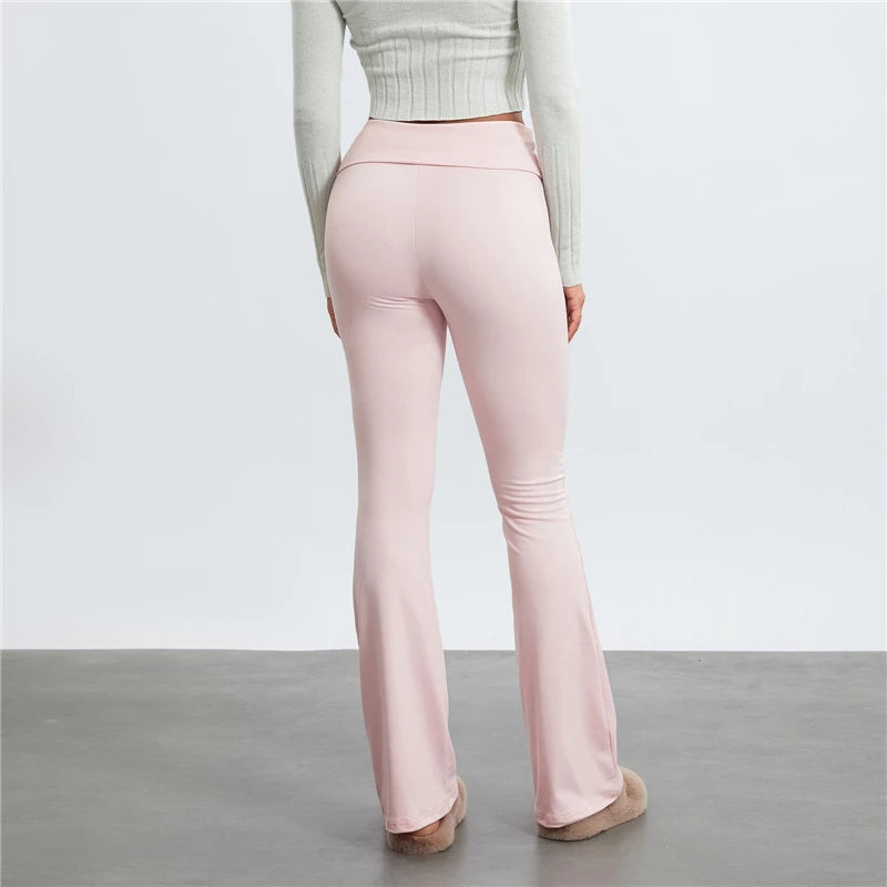 Low-Rise Flared Legging