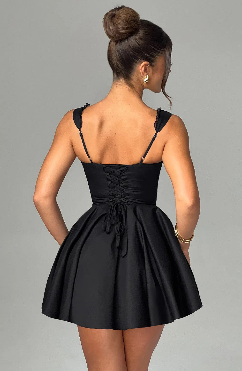 Lace Corset Mini Dress