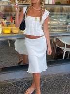 Foridol White Lace Co-Ord