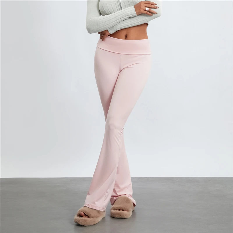 Low-Rise Flared Legging