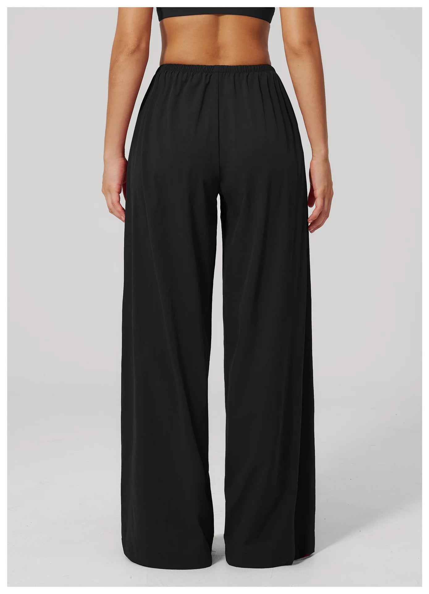 High-Waisted Wide-Leg Gym Leggings