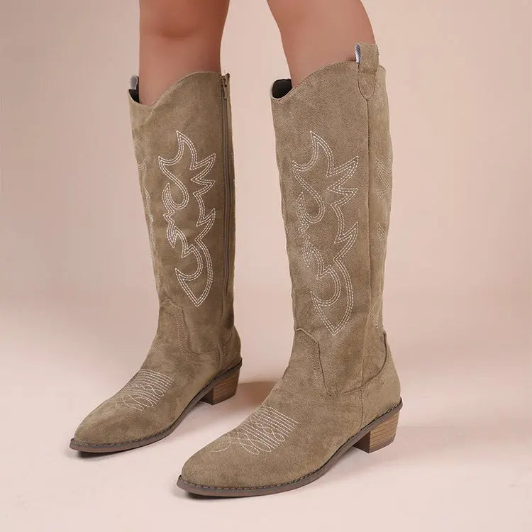 Embroidered Cowboy Boots