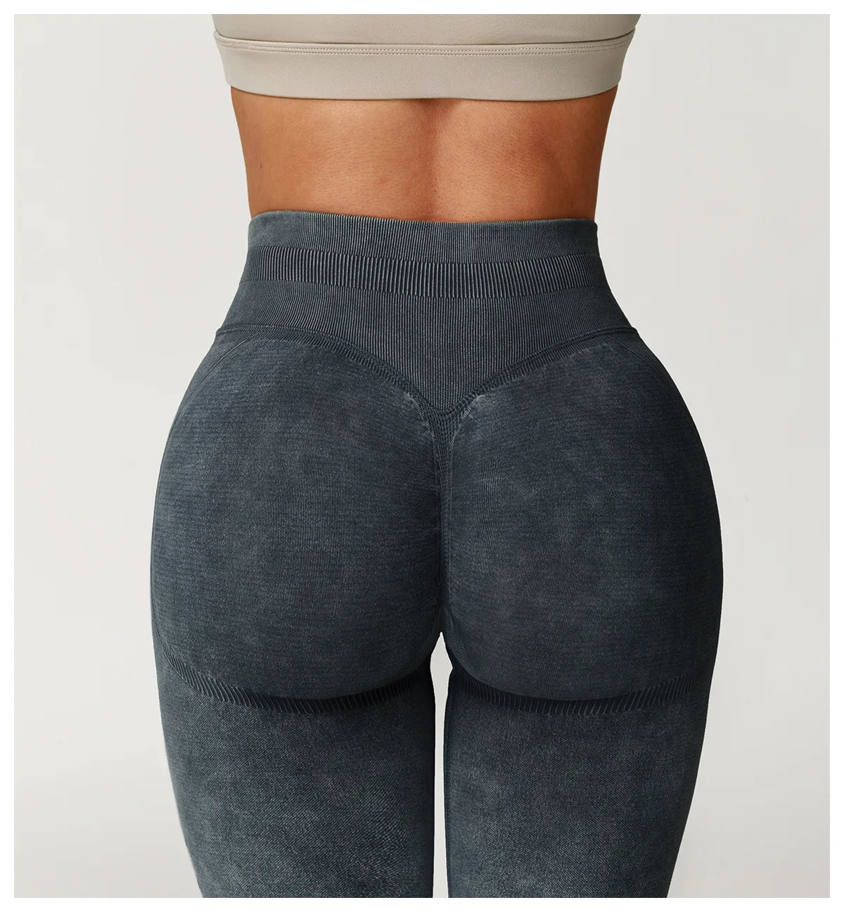 Seamless Ribbed Scrunch Bum Leggings