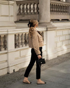 Cropped Double-Breasted Trench Jacket