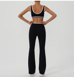 V-Shaped Flared Legging
