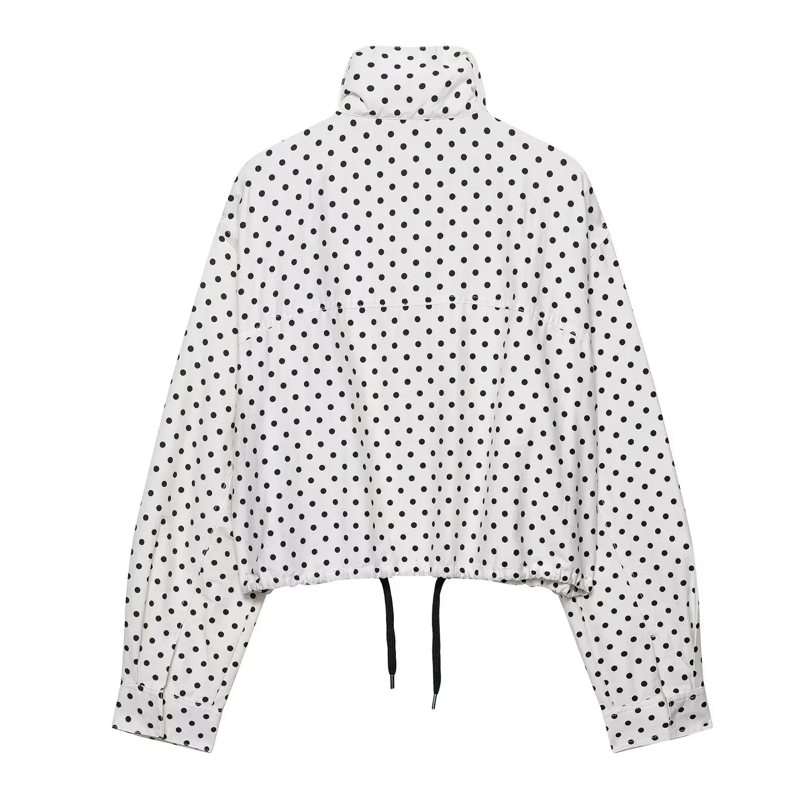 Long Sleeved Zip-Up Cropped Trench