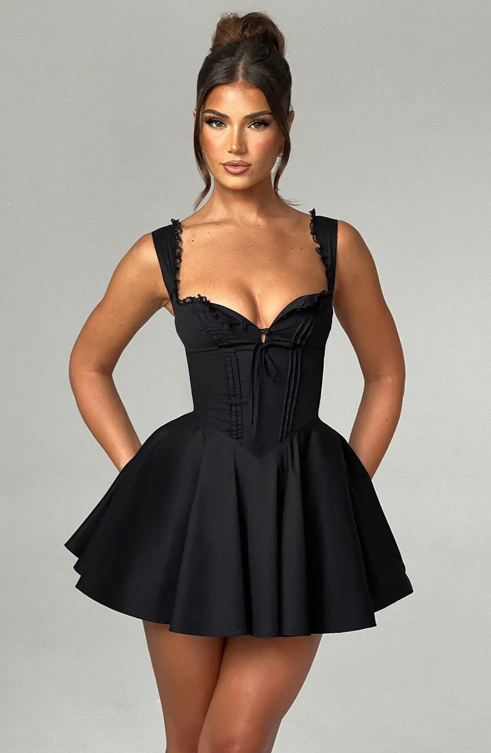 Lace Corset Mini Dress