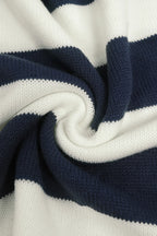 Loose Fit Striped Knitted Jumper