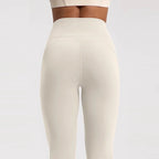 High-Waisted Flared Gym Leggings