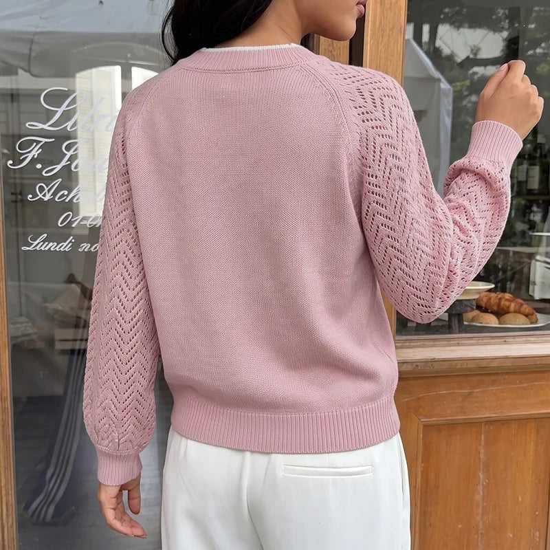 Elegant V-Neck Jumper