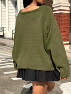 Knitted Round Neck Pullover