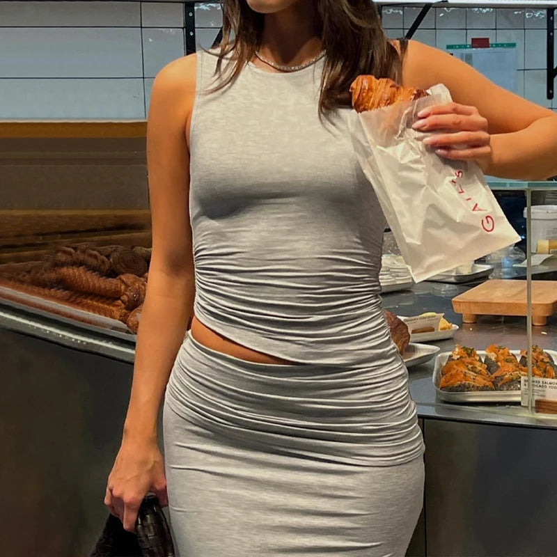 Draped 2-Piece Co-Ord