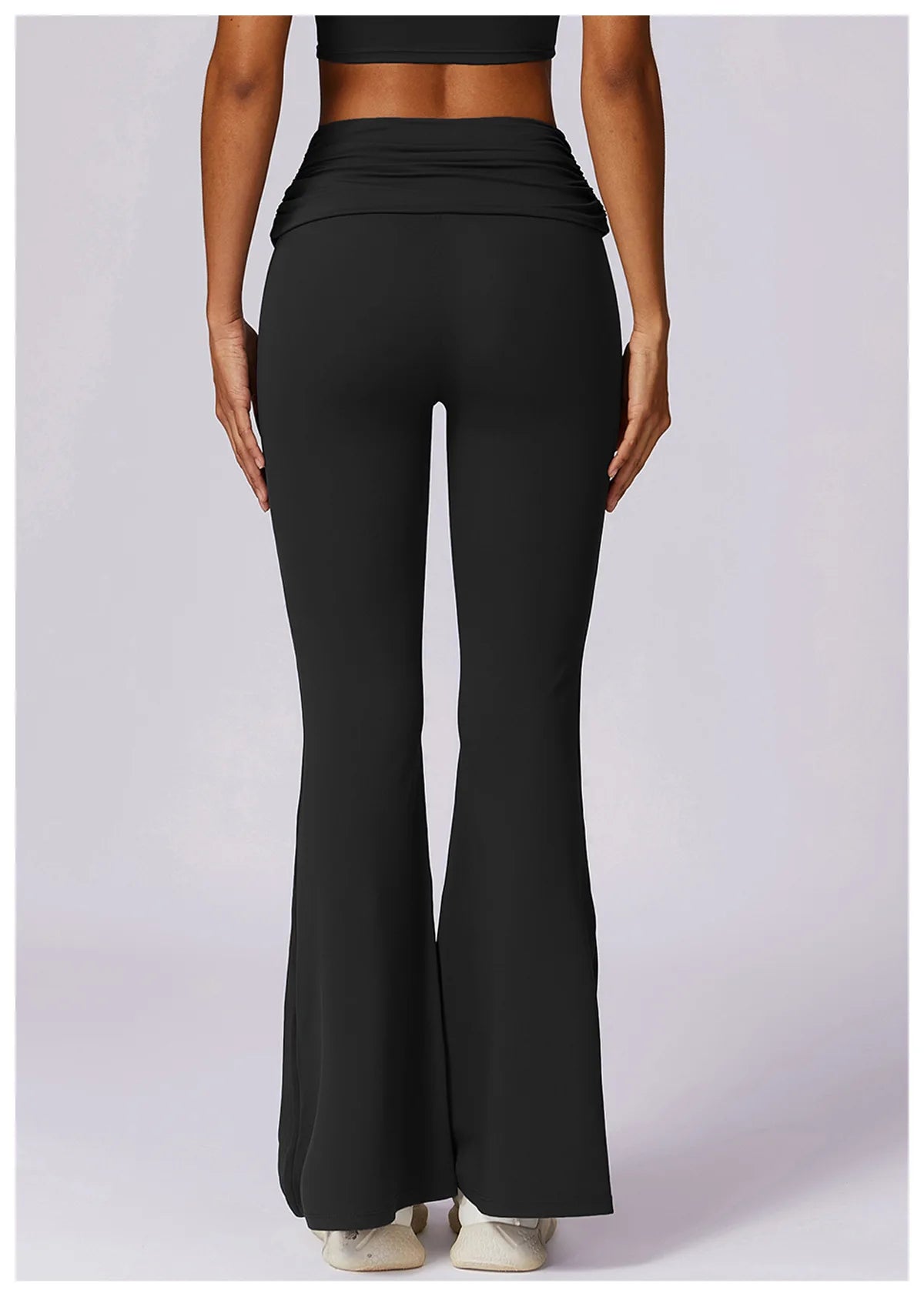Scrunched Hip Flared Leggings