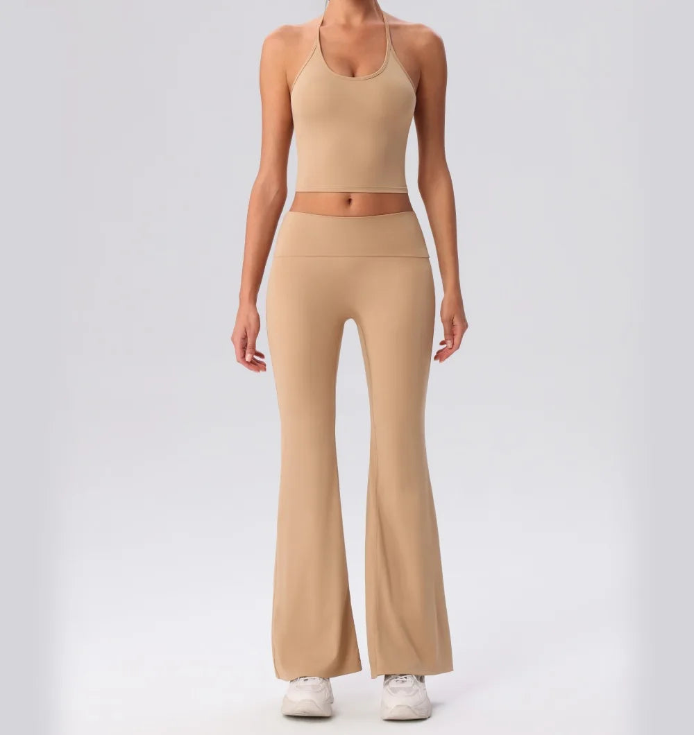 High-Waist Flared Yoga Pant