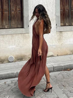 Pleated Off The Shoulder Dress
