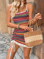 Backless Knitted Beach Dress