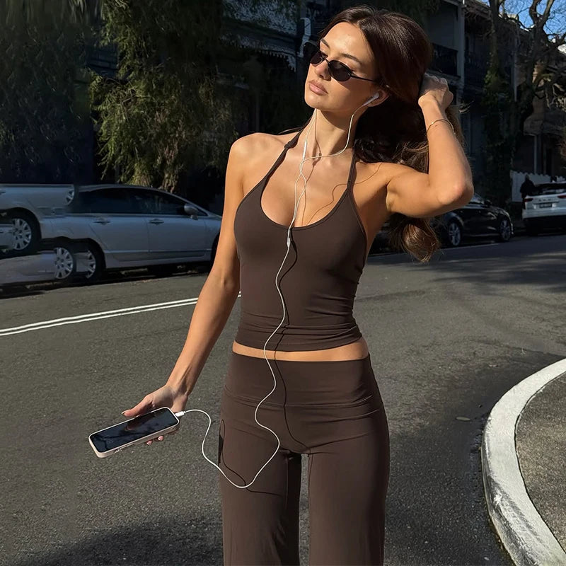 Cropped Camis 2-Piece Set
