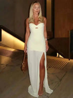 Spaghetti Strap Backless Party Dress
