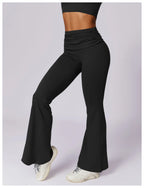Scrunched Hip Flared Leggings