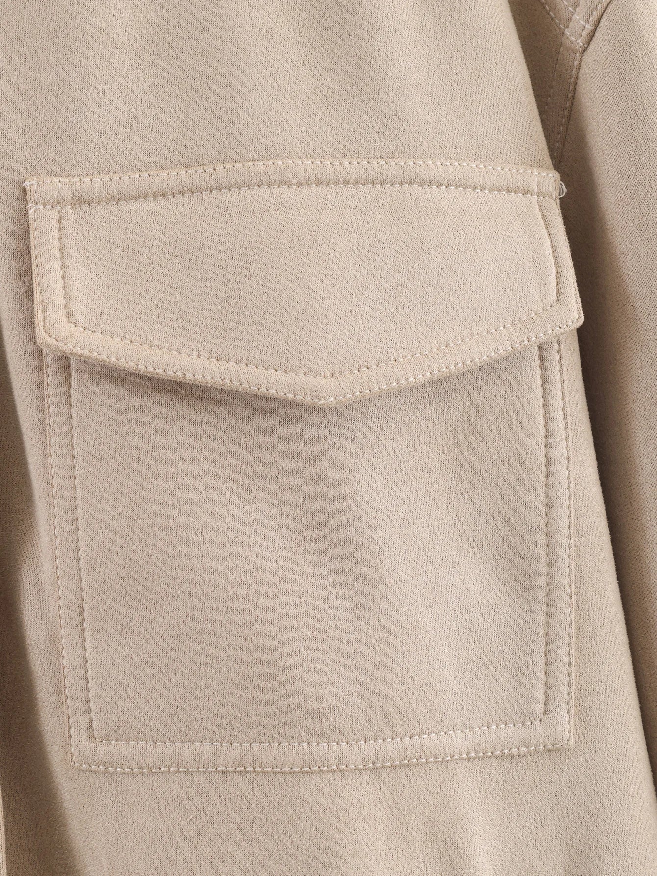 Chic Suede Zip-Up Jacket
