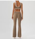 V-Shaped Flared Legging
