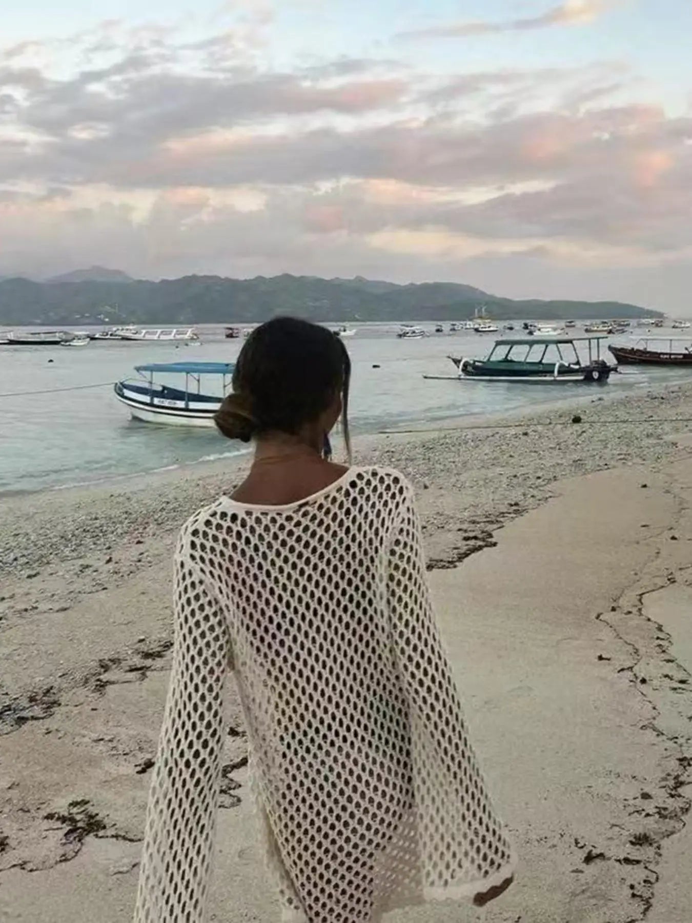 Hollow Out Bikini Cover-Up