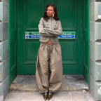 Chic Distressed Military Design Jacket