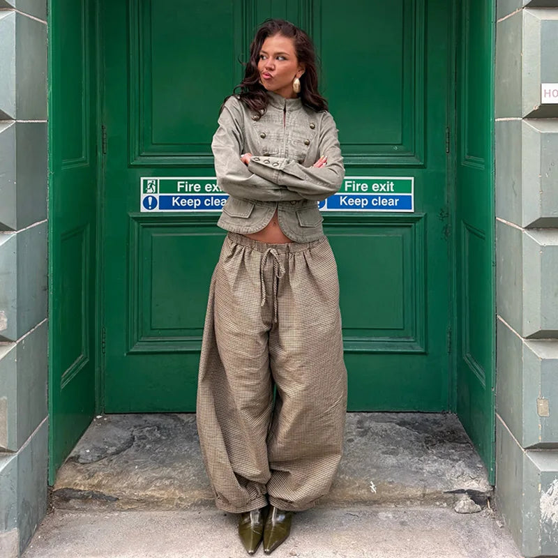 Chic Distressed Military Design Jacket