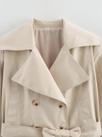 Double-Breasted Trench-Jacket