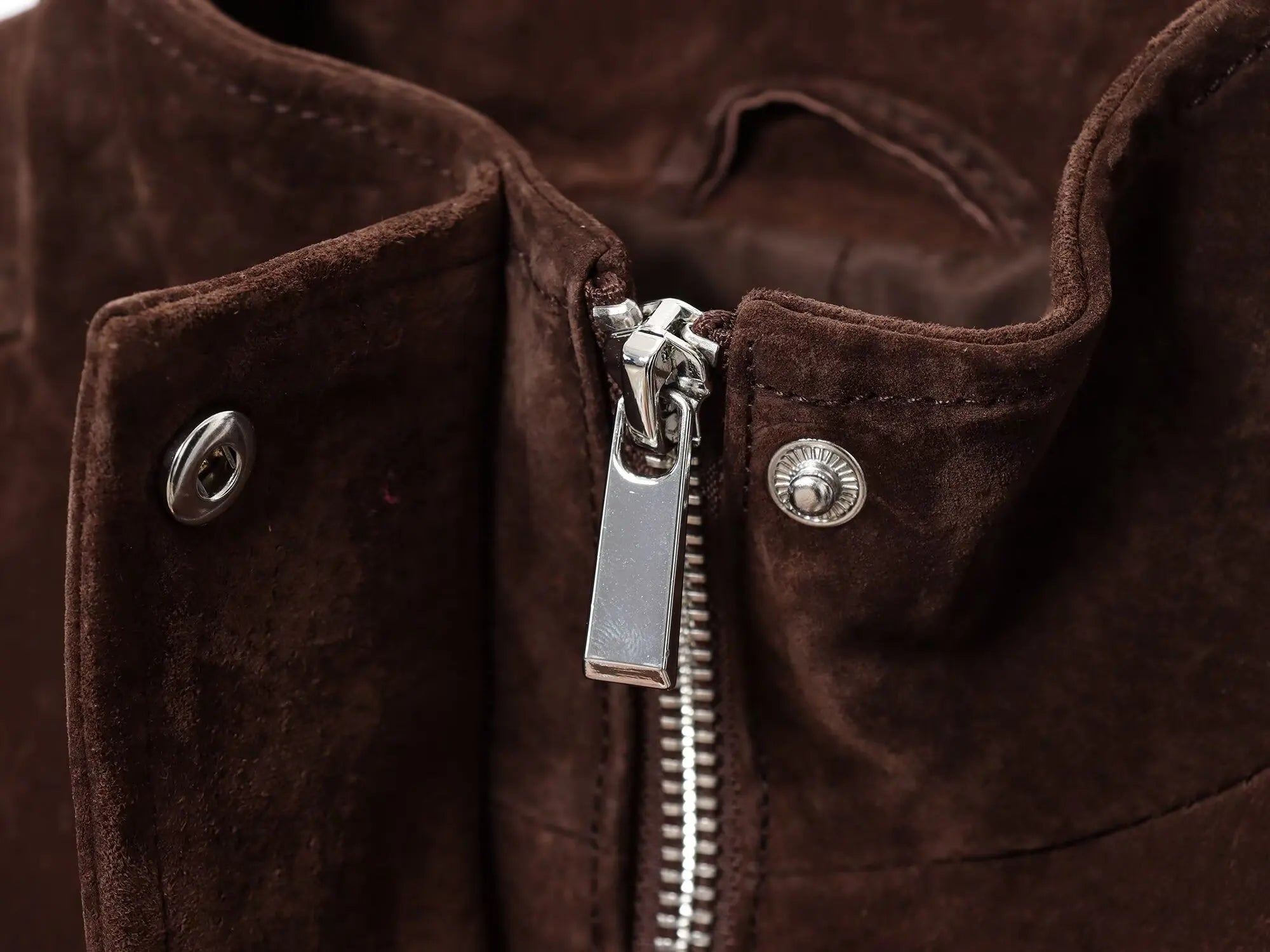 Brown Suede Leather Jacket