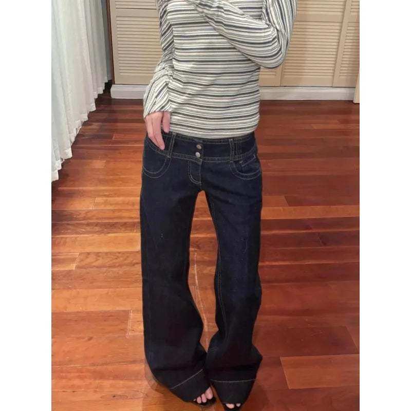 Low Waist Wide Leg Jeans