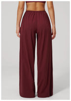 High-Waisted Wide-Leg Gym Leggings